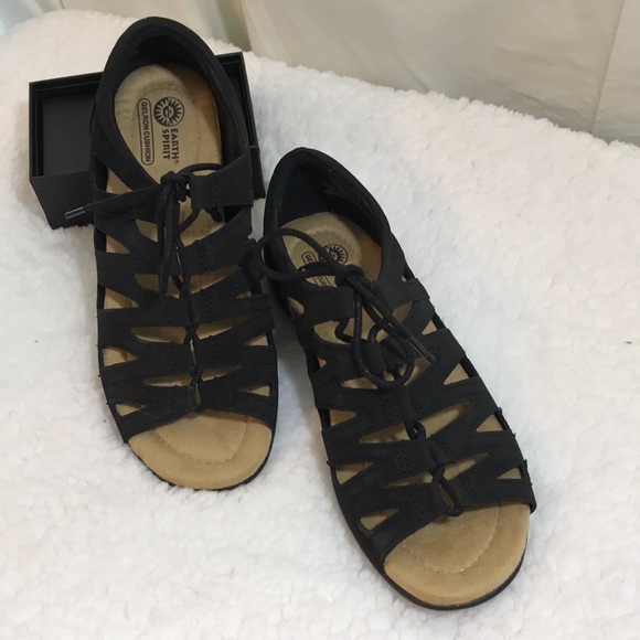 earth spirit lace up sandals